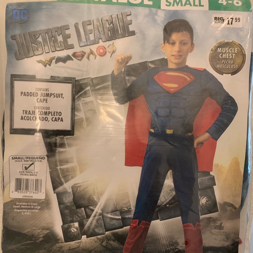 SUPERMAN HALLOWEEN COSTUME